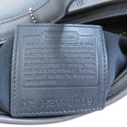 Pre Owned Coach Grey Neoprene/Leather Hobo