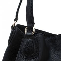 Pre Owned Coach Black leather Edie shoulder bag 31