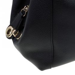 Pre Owned Coach Black leather Edie shoulder bag 31
