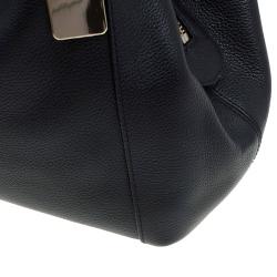 Pre Owned Coach Black leather Edie shoulder bag 31