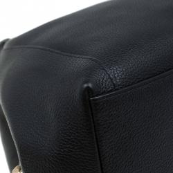 Pre Owned Coach Black leather Edie shoulder bag 31
