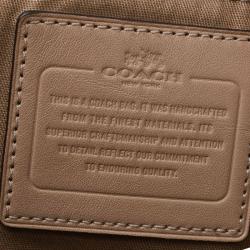 Coach Brown Leopard Print Coated Canvas Metro Ocelot Tote