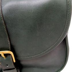 Coach Black Leather Saddle Shoulder Bag 