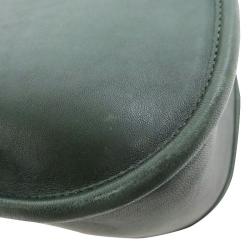 Coach Black Leather Saddle Shoulder Bag 
