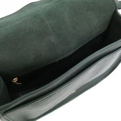 Coach Black Leather Saddle Shoulder Bag 
