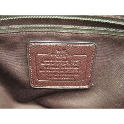 Coach Bordeaux Leather Sierra Dome Satchel Bag