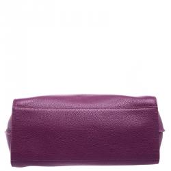 Coach Plum Grain Leather Mini Nolita Satchel