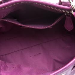 Coach Plum Grain Leather Mini Nolita Satchel