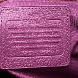 Coach Plum Grain Leather Mini Nolita Satchel