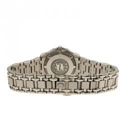 Concord Silver Stainless Steel Diamond Saratoga Women's Wristwatch 24MM