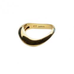 Damiani 18KT Yellow Gold Diamond "Dunes" Ring Size 54.5