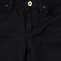 Pre Owned D&G Black Low Waist Fitted Cute Jeans S