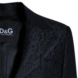Pre Owned D&G Charcoal Grey Pantsuit M