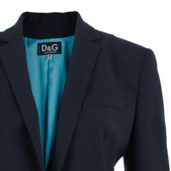 Pre Owned D and G Black Blazer M