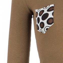 Pre Owned D&G Brown Knit Top S