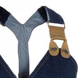 D and G Denim Halterneck Top M
