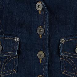 D and G Denim Halterneck Top M