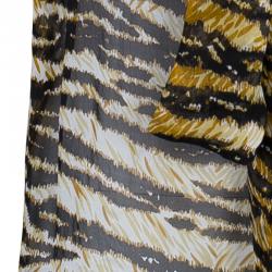 Pre Owned D&G Animal Print Halter Top M