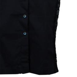 Pre Owned D and G Black Cotton and Lace Dress M