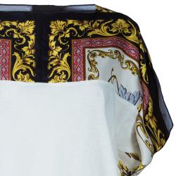 D&G Scarf Print Silk Top L