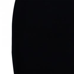 Pre Owned D&G Black Halter Neck Cut-out Detail Dress S