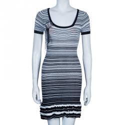 Pre Owned D and G Monochrome Knit Dress S