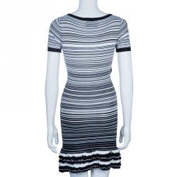 Pre Owned D and G Monochrome Knit Dress S