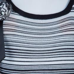 Pre Owned D and G Monochrome Knit Dress S