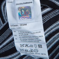 Pre Owned D and G Monochrome Knit Dress S