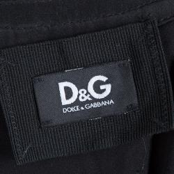 D&G Black Sequin Top L