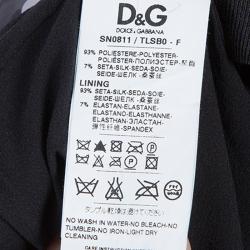 D&G Black Sequin Top L