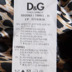 مملوكة مسبقًا D & G Black Satin Sleeveless Dress S