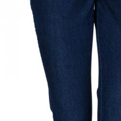 Pre Owned D and G Blue Skinny Zip Hem Denim Pants M