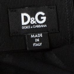 D&G Multicolor Floral Printed Silk Skirt M
