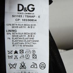 D&G Multicolor Floral Printed Silk Skirt M