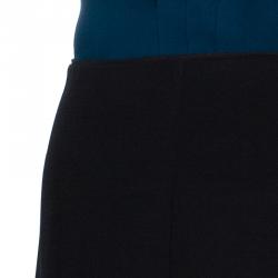Derek Lam Teal Colorblock Silk Dress M
