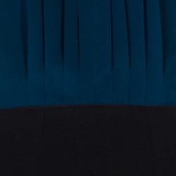 Derek Lam Teal Colorblock Silk Dress M