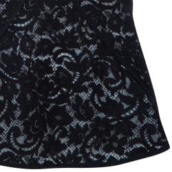 Derek Lam Black Lace Top L