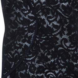 Derek Lam Black Lace Top L