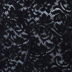 Derek Lam Black Lace Top L