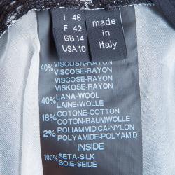 Derek Lam Black Lace Top L