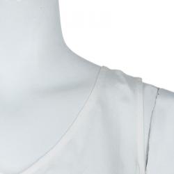 10 Crosby Derek Lam White High-Low Hem Sleeveless Top S