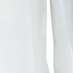 10 Crosby Derek Lam White High-Low Hem Sleeveless Top S