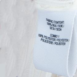 10 Crosby Derek Lam White High-Low Hem Sleeveless Top S