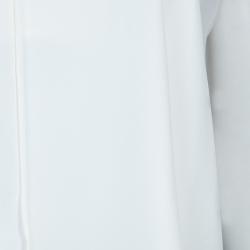10 Crosby Derek Lam White and Black High-Low Hem Sleeveless Top M