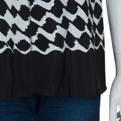 10 Crosby Derek Lam Monochrome Crossover Strap Sleeveless Top M
