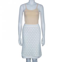 Derek Lam White Crochet Skirt S