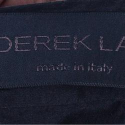 Derek Lam Silk Jacquard Halter Neck Dress L