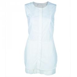 Derek Lam White Sleeveless Cotton Shirt L