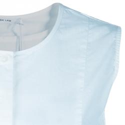 Derek Lam White Sleeveless Cotton Shirt L